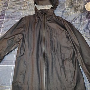 lululemon Black Hooded Rain jacket